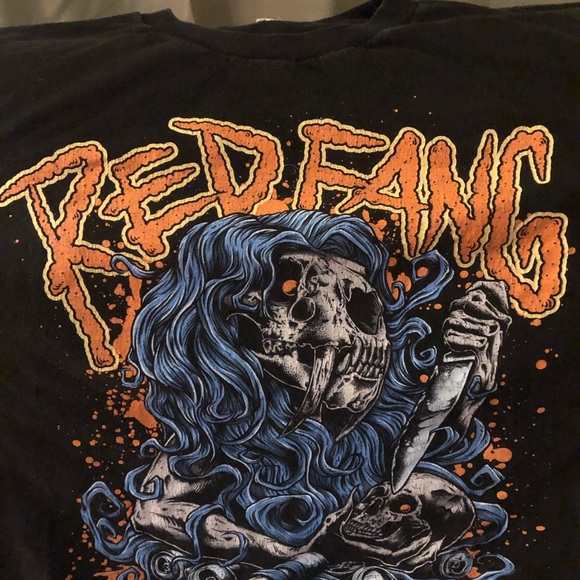Other - SALE! Red fang band tee!
